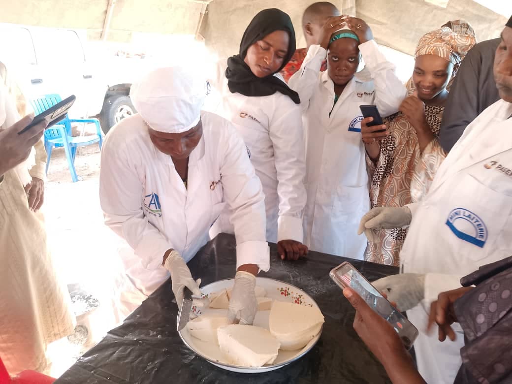 Dégustation des produits laitiers à Kabara